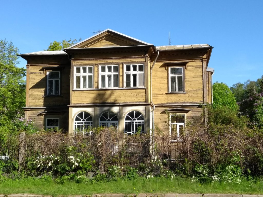 drewniany dom Jurmała