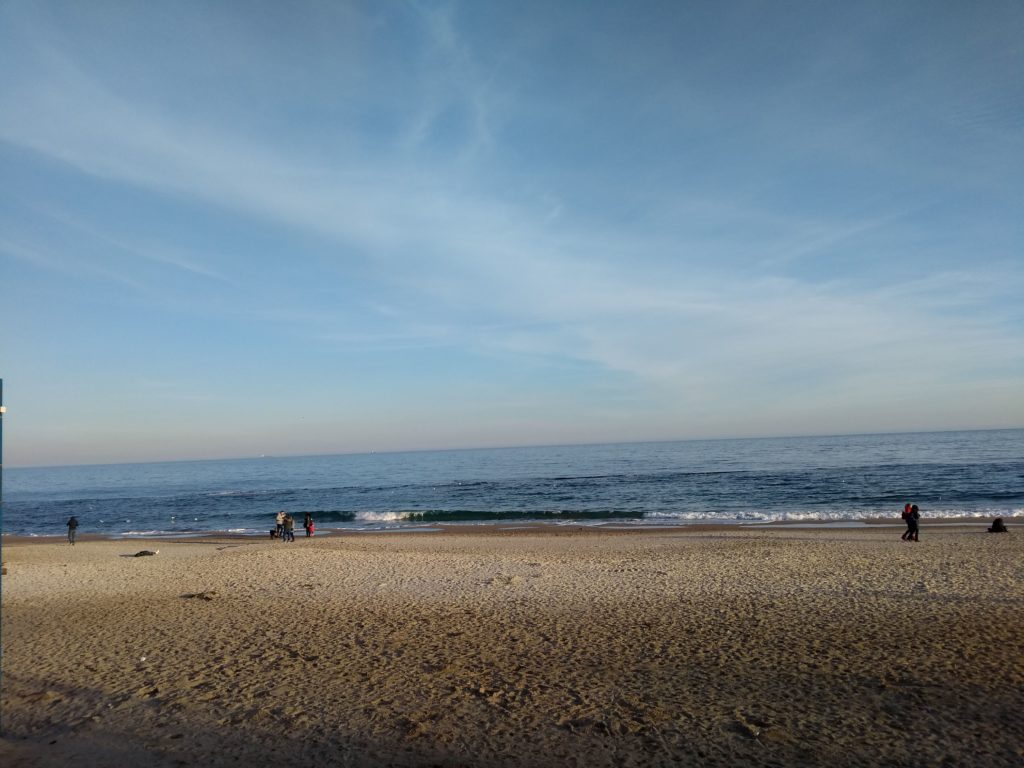 widok na plażę w Odessie