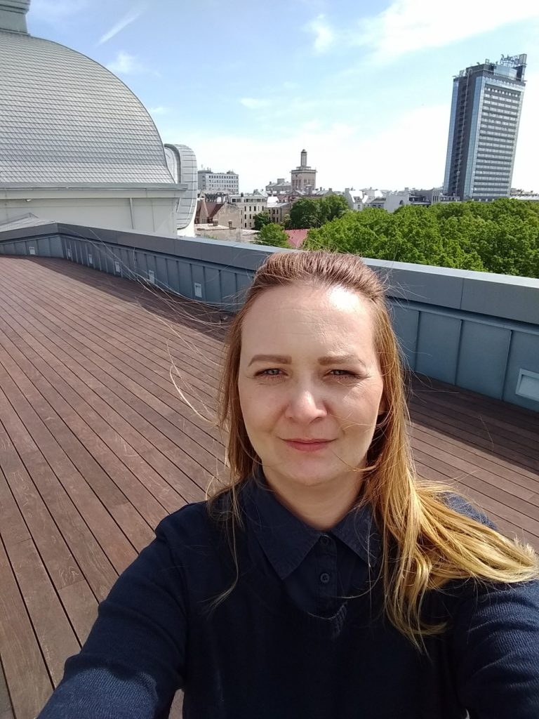 taras na dachu Łotewskie Narodowe Muzeum Sztuki